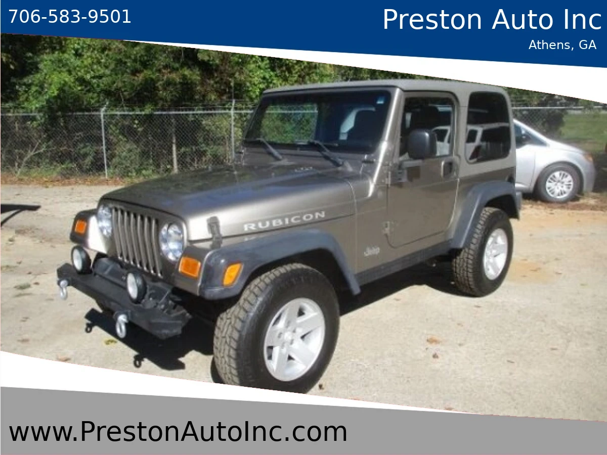 2004 Jeep Wrangler for sale